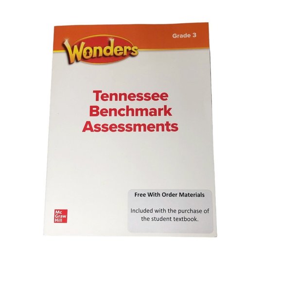 Wonders Tennessee Benchmark Assessments Grade 3 2020 Mcgraw Homeschool Reading - Picture 1 of 6